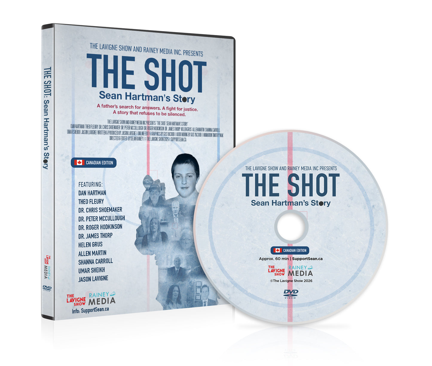 The Shot: Sean Hartman's Story | Documentary Film DVD (Canadian Ver.)